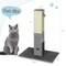 31" Tall Cat Scratching Post Claw Scratcher with Sisal Rope and 2 plush Ball
